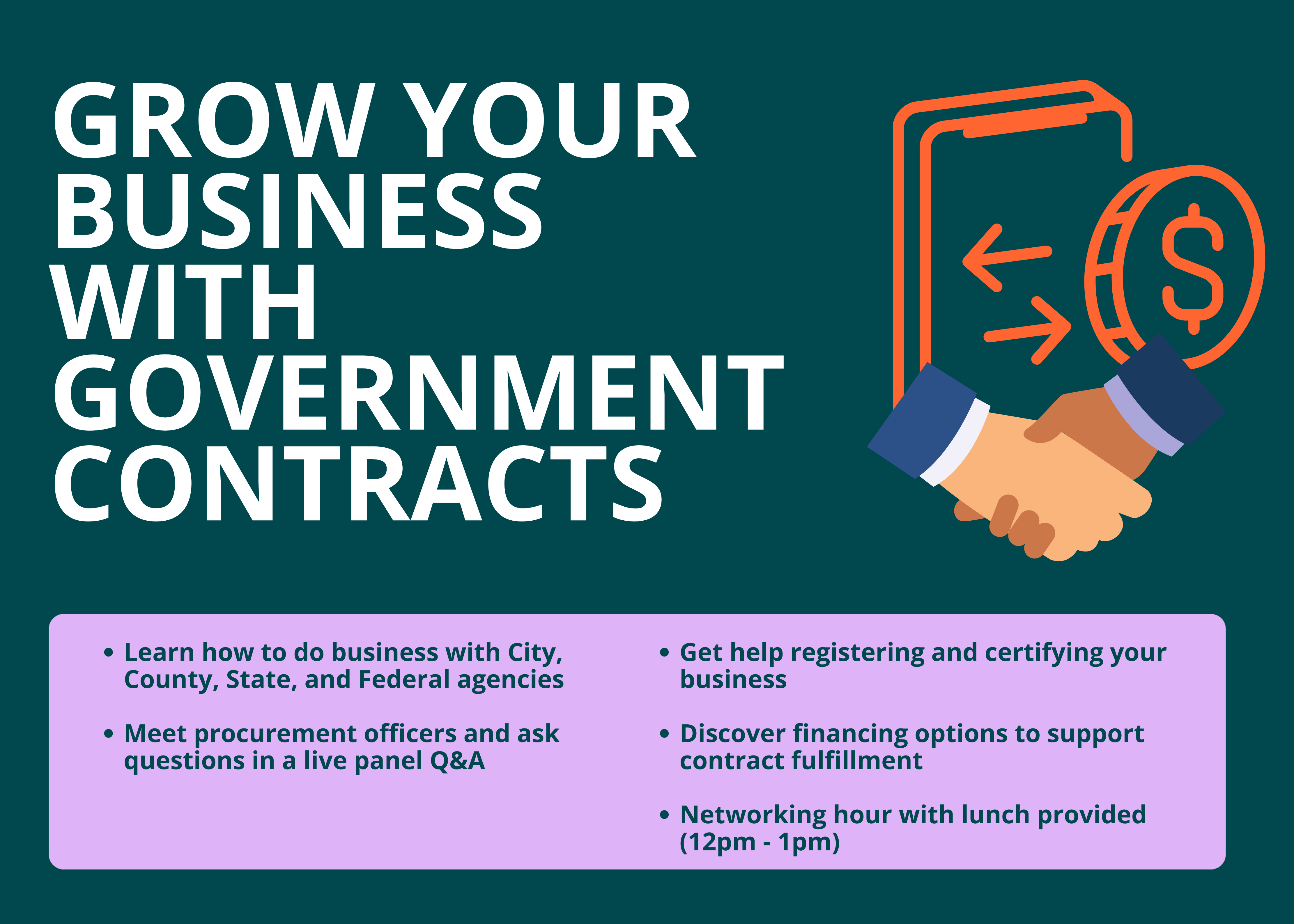 Workshop: Grow Your Business with Government Contracts 