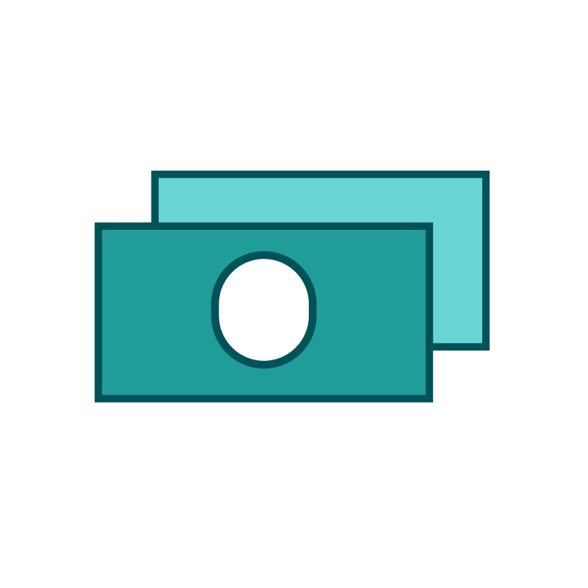 icon of dollar bills